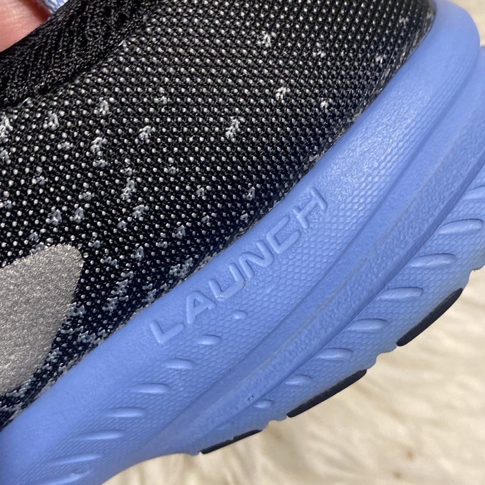 Brooks WOMENS Launch 6 Energize Blue Gray Running Athletic Lace Up Shoes 9.5 - Picture 10 of 10
